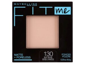 Maybelline Fit Me Matte + Poreless Pressed Face Powder Makeup & Setting Powder, Buff Beige, 1 Count