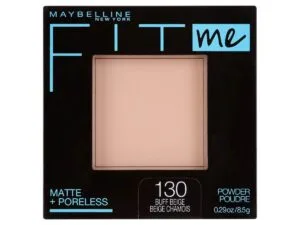 Maybelline Fit Me Matte + Poreless Pressed Face Powder Makeup & Setting Powder, Buff Beige, 1 Count