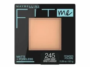 Maybelline Fit Me Matte + Poreless Pressed Face Powder Makeup & Setting Powder, Classic Beige, 1 Count