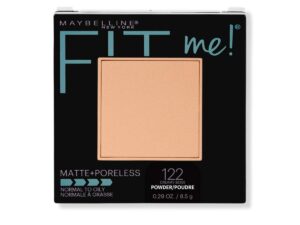 Maybelline Fit Me Matte + Poreless Pressed Face Powder Makeup & Setting Powder, Creamy Beige, 1 Count
