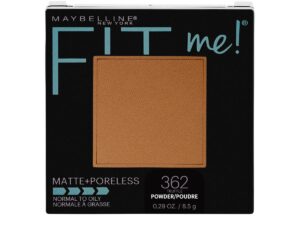 Maybelline Fit Me Matte + Poreless Pressed Face Powder Makeup & Setting Powder, Truffle, 1 Count