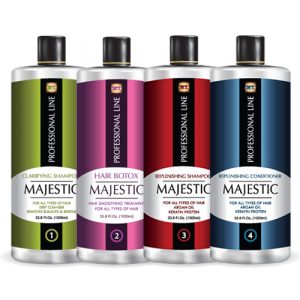 Majestic Biotin Hair Therapy 125ml(4 OZ) Complete Kit- Formaldehyde Free - USA