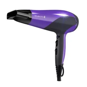 Remington Damage Protection Hair Dryer with Ceramic + Ionic + Tourmaline Technology, Black, 3 Piece Set