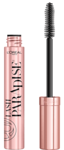 L'Oreal Paris Voluminous Makeup Lash Paradise Mascara, Voluptuous Volume, Intense Length, Feathery Soft Full Lashes, No Flaking, No Smudging, No Clumping, Blackest Black, 1 Count