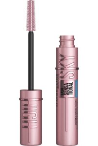 Maybelline Lash Sensational Sky High Washable Mascara Makeup, Volumizing, Lengthening, Defining, Curling, Multiplying, Buildable Formula, True Brown, 1 Count