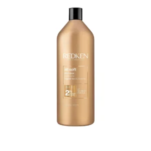 Redken All Soft Shampoo | Deeply Moisturizes and Hydrates | Softens, Smooths, and Adds Shine | Safe for Color-Treated Hair | Nourishing Shampoo for Dry Hair | With Argan Oil