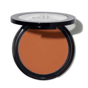 e.l.f, Primer-infused Bronzer, Long-Wear, Matte, Bold, Lightweight, Blends Easily, Contours Cheeks, Forever Sun Kissed, All-Day Wear, 0.35 Oz