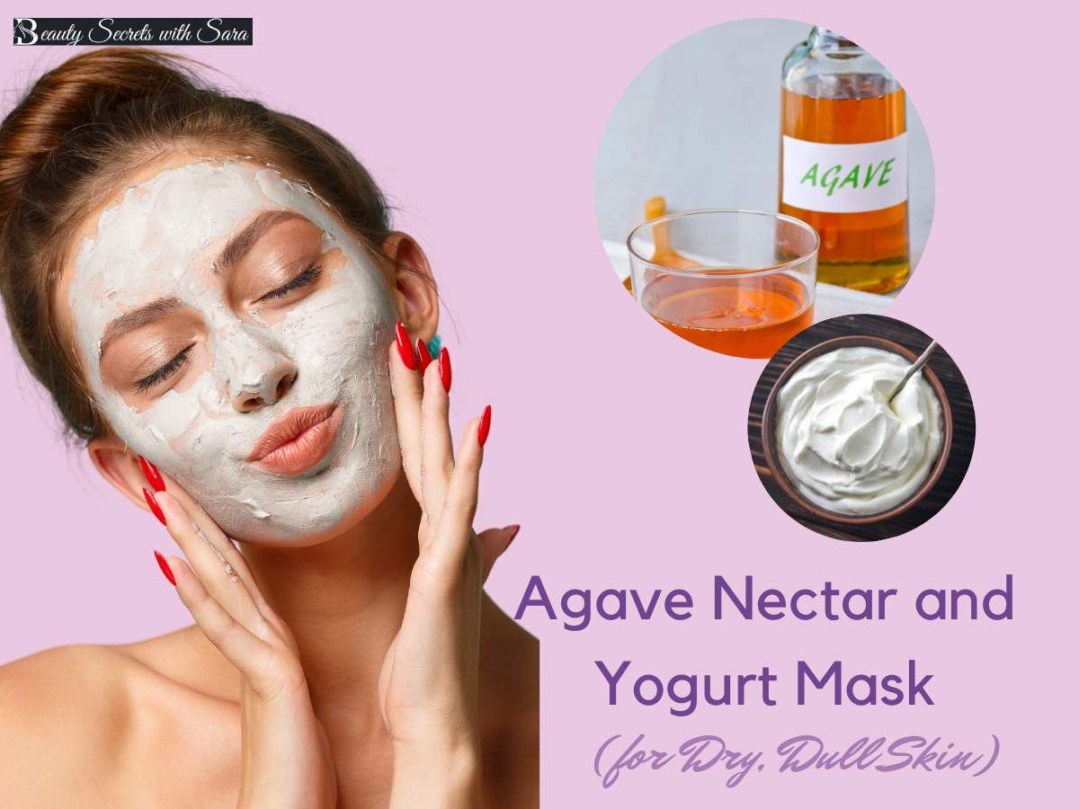 agave nectar and yogurt