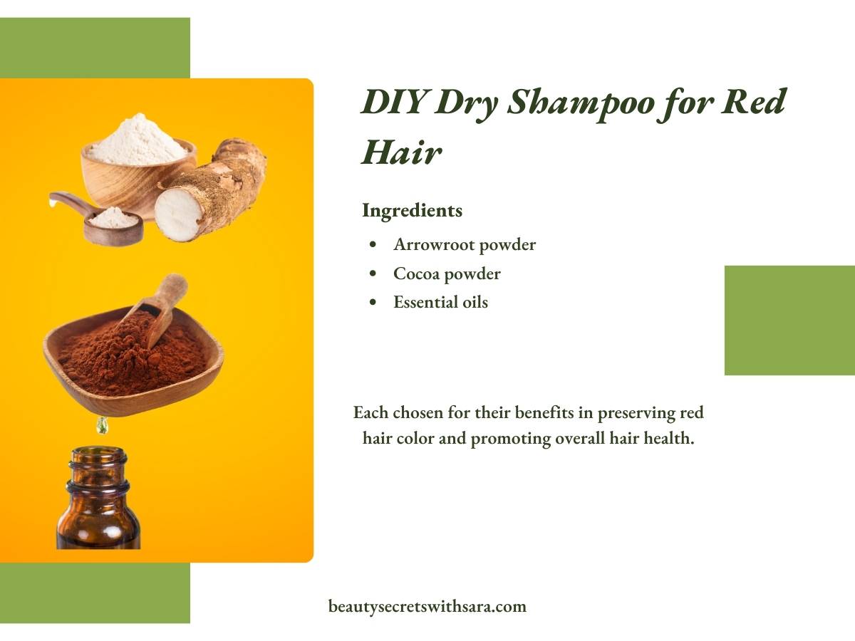 DIY Dry Shampoo for Red Hair