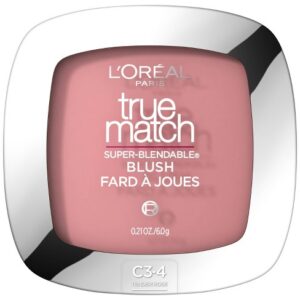 L’Oréal Paris True Match Super-Blendable Powder Blush, Tender Rose, 0.21 Oz (Packaging May Vary)