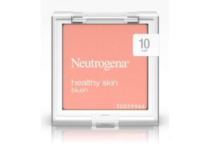 Neutrogena Healthy Skin Powder Blush Makeup Palette, Illuminating Pigmented Blush with Vitamin C and Botanical Conditioners for Blendable, Buildable Application, 10 Rosy,.19 oz