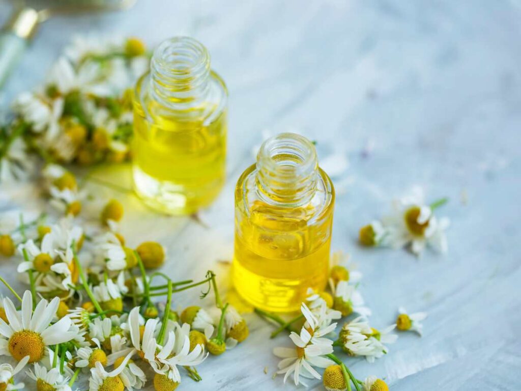 Chamomile Essential Oil For Frizzy Hair