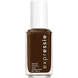 Essie expressie, Quick-Dry Nail Polish, 8-Free Vegan, Dark Brown, Take The Espresso, 0.33 fl oz