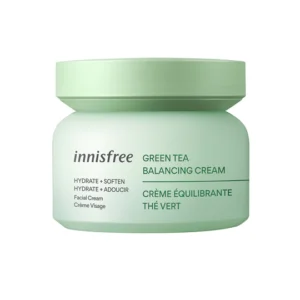 innisfree Green Tea Balancing Cream: Soothe, Hydrate, Helps Balance Skin's Hydration Levels