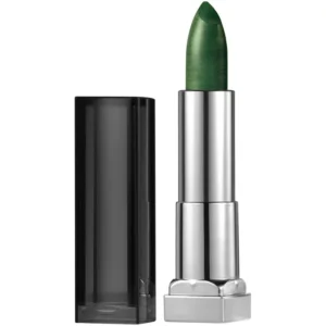 Maybelline New York Color Sensational Green Lipstick Metallic Lipstick, Serpentine, 0.15 oz, 1 Count