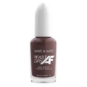 wet n wild Fast Dry AF Nail Polish Color, Fall Reddish Brown Get Stone | Quick Drying - 40 Seconds | Long Lasting - 5 Days, Shine