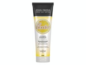 John Frieda Sheer Blonde Go Blonder Shampoo and Conditioner Set, 8.3 Ounce Gradual Lightening, In Shower Lightening Treatment, For Natural or Color-Treated Hair, with Citrus and Chamomile