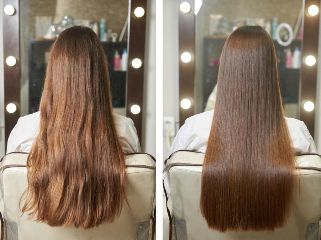 Coconut Oil on Bleached Hair Before and After