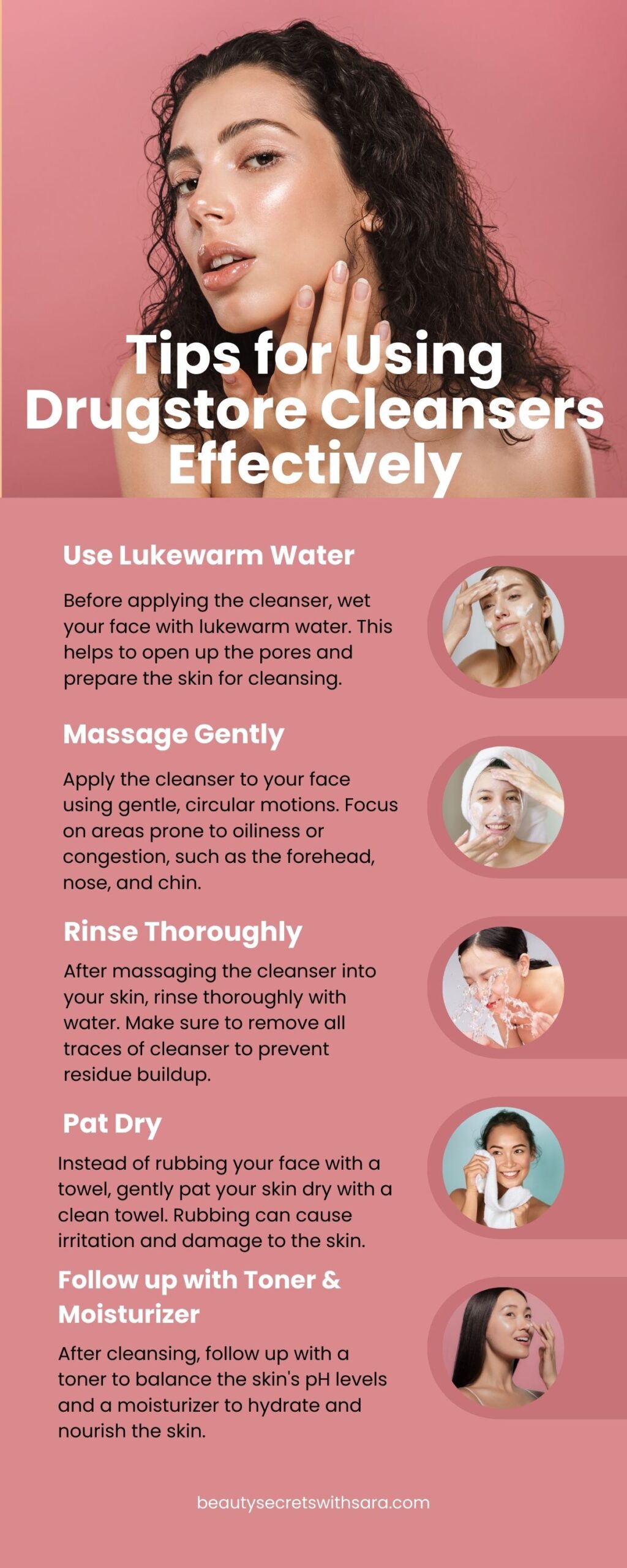 Tips for Using Drugstore Cleansers (Infographic)