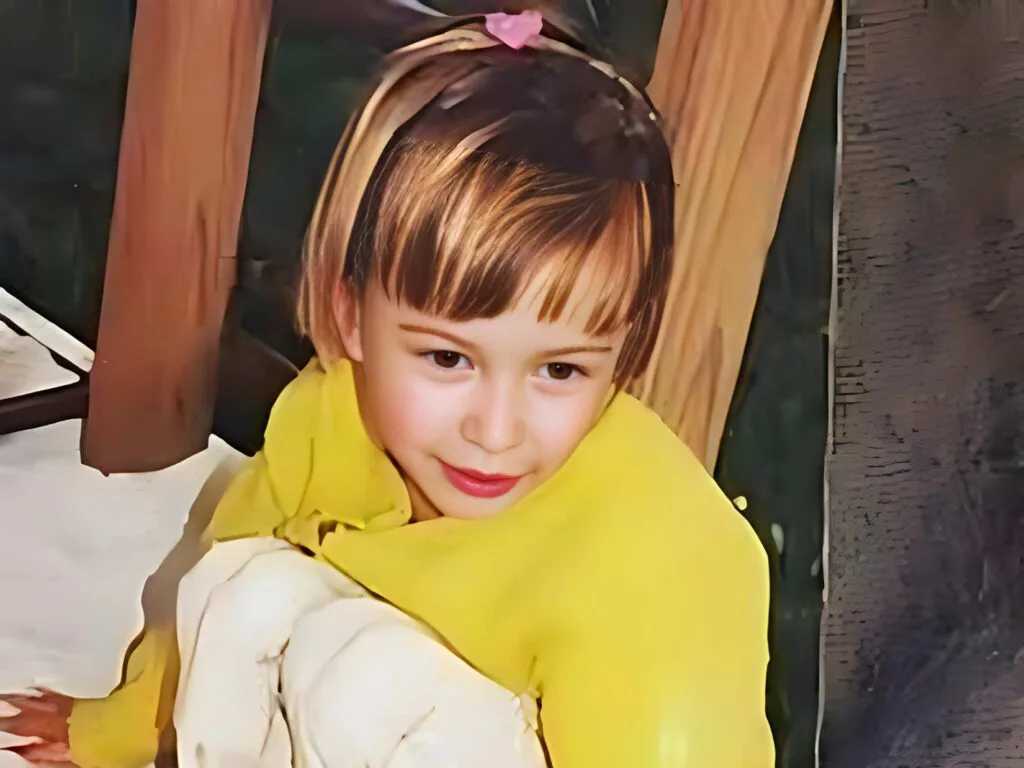 hailey bieber childhood pic