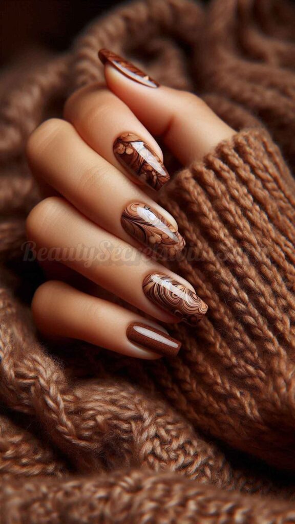 Marbled Brown Mani