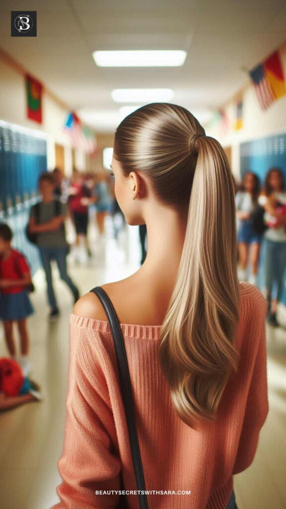 Sleek Low Ponytail