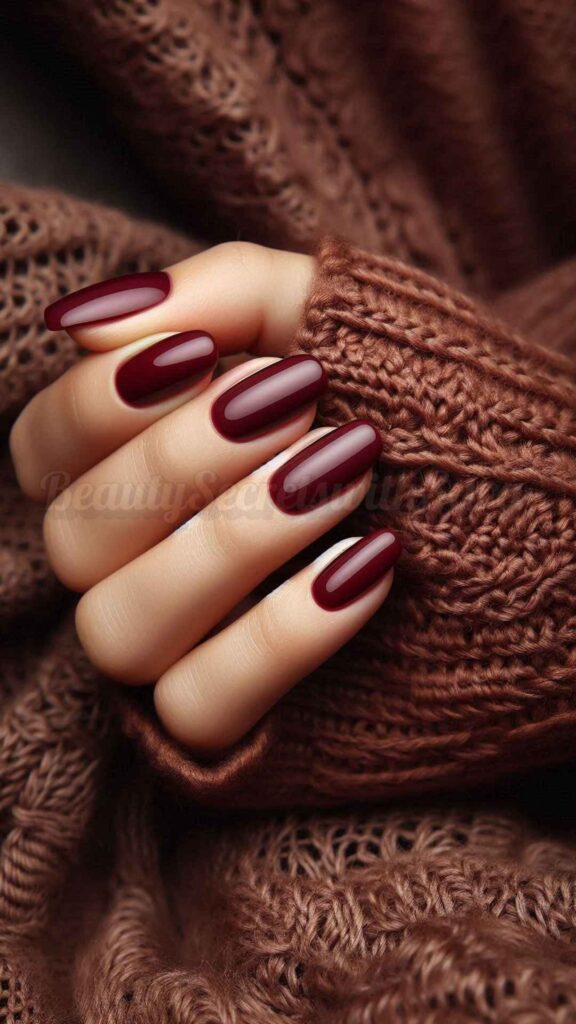 Wine Red Mani