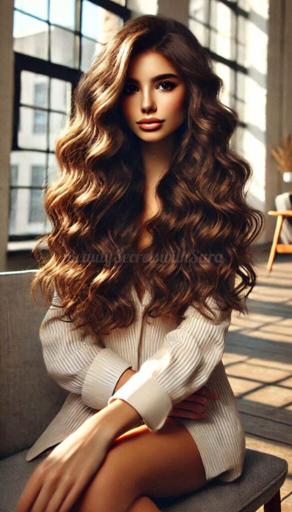 Long Layered Curls