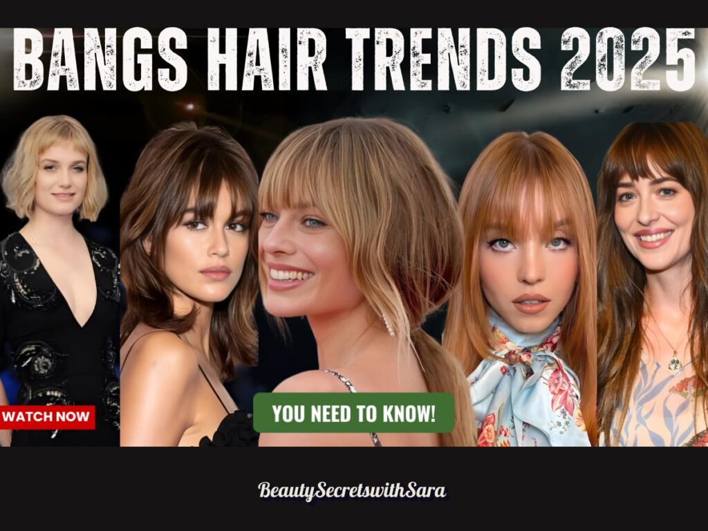 Bangs Hair Trends 2025